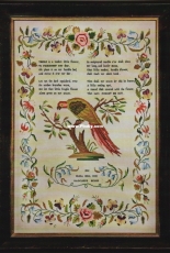 Hands Across the Sea Samplers - Eliza Bell Cox 1832