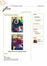 Unknow Designer-Super Mario and Luigi Hat Pattern-Free Pattern
