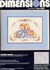 Dimensions 3923 Country Rabbits - No Count Cross Stitch