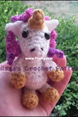 Melissas Crochet Patterns - Melissa Trenado - Arabella the Tiny Unicorn - Free