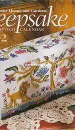 Cross Stitch and Country Crafts Keepsake Calendar Cross-Stitch Book Leaflet