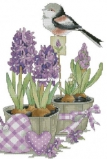 Bird with Flowers by Svetlana Sichkar