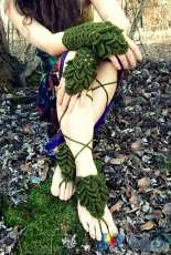 Morale Fiber - Regina Weiss - Mermaid Mitts and Sandals
