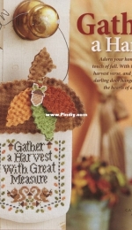Gather a Harvest by Hands On Design from Cross Stitch & Needlework November 2013 PCS + XSD