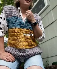Carroway Crochet - Pam Carr - The Fabulous Chunky Sweater Vest
