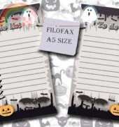 Sorocashop Halloween To Do List Printables Filofax A5