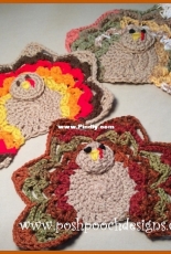 Posh Pooch Designs - Sara Sach - A Crochet Turkey Crochet Pattern- Free
