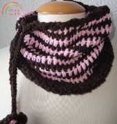 cowl hat pink