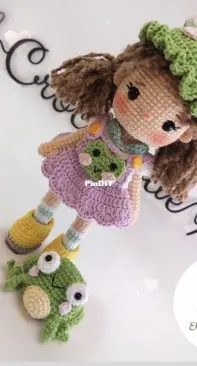 El Crochet de Miel - Miel y Galletas - Hannie Ordoñez Aguilar - Frannie Froggie and  Frogga - Spanish