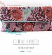 Pattern Runway-Free Fold-over Clutch
