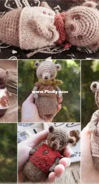 Straw Animals - Juliya Ustimenko - Little bear