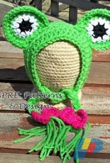SPRE Patterns and Designs - Sarah Boham - Sweet Frog Bonnet