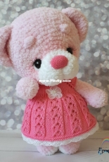 Zovutka - Anna Sadovskaya -  Bear in a pink dress - Russian