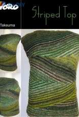Noro-N1000-Takeuma Striped Top by Irina Poludenko- Free