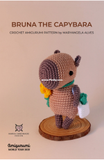 Maria Handmade Design - Maryangela Alves - Bruna the capybara