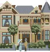 Debbie Patrick Victorian Houses Gingerbread House xsd