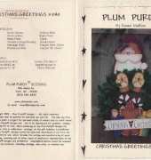 Plum Purdy - Christmas greetings - 1040