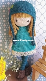 Ponto a Ponto Handmade - Carla Vigliucci - Doll Vera - Boneca Vera -Portuguese