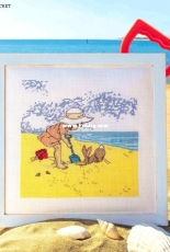 Belle and Boo - My Red Bucket from Cross Stitcher UK 335