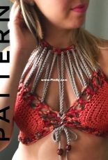 CozyCreativeCrochet - Heather Cummings - All Strung Out Bralette