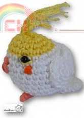 Cute amigurumi - Ami Fan - Yellow crested Parrot - Dutch - Free