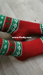 Christmas socks by Jaana Talvitie