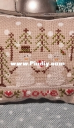 Country Cottage Needleworks Snowmen Love