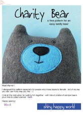 Shiny Happy World- Wendi Gratz- Charity Bear-  free