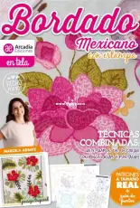 Arcadia Ediciones-  Bordado Mexicano con estampa