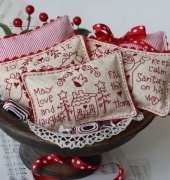 Red Brolly-Christmas Labels