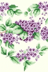 DMC BK264 - Coeur Lilas / Lilac Heart PCS