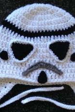 Crocheted Storm Trooper Hat Pattern by Honeytouch Designs