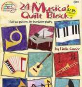 American School of Needlework -4208-24 Musical Quilt Blocks