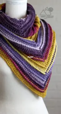 Winding Road Crochet - Lindsey Dale - Textured Crochet shawl - Free