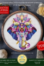 Awesome Pattern Studio 185 - Elephant Mandala