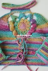 Knotty Bliss Boutique - De Shockney - Mandala crochet Top