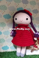 Baby girl in red