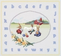DMC FCE-0805 - Easter Bunny ABC - Free