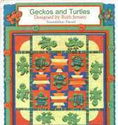 Thimble Art-Geckos and Turtles Free Pattern