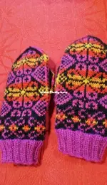 Lotte Mittens by contrabas knits-Free