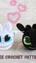 AmiCroShop - Olga - Christmas ornament how to train your dragon - Free