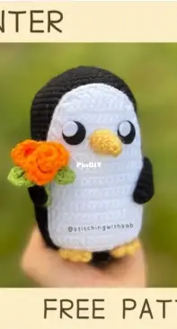 Stitchingwithsab - Sabrina Gim - Gunter Penguin - Free