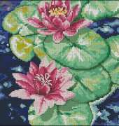 Lily Pond by Kate Knight from The World of Cross Stitching TWOCS 203 XSD