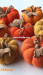 Crochet Natalia - Natalia Erkhova - Pumpkin - Наталья Ерхова - Тыквы - Russian - Free