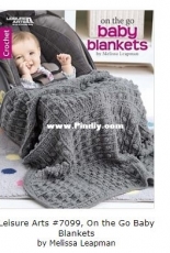 Leisure Arts #7099, On the Go Baby Blankets