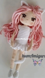 HumAmigurumi - Pussy cat girl - Kedi Kız - Turkish - Free