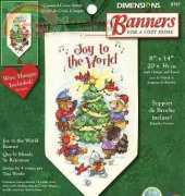 Dimensions - Banners 8757 Joy To The World Banner XSD