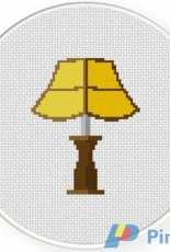 Daily Cross Stitch - Pretty Lamp