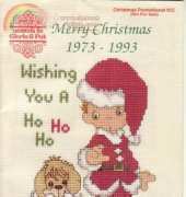 Gloria & Pat Precious Moments - Merry Christmas 1973-1993 Wishing You A Ho Ho Ho