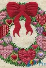 Valentine Wreath-Laura J Perin